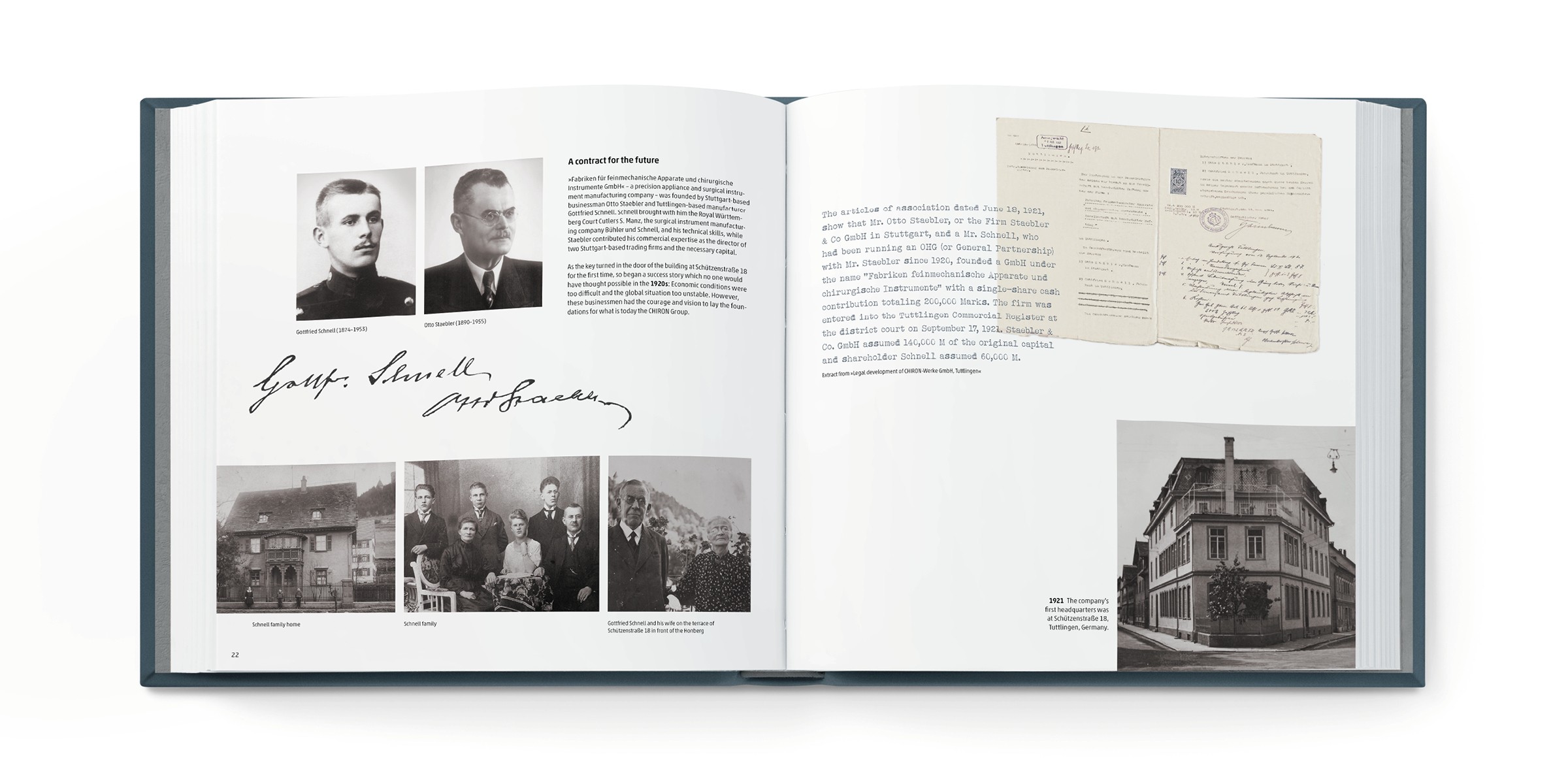 Key moment at 18 Schützenstraße in Tuttlingen, Germany: The success story starts here, in 1921.
