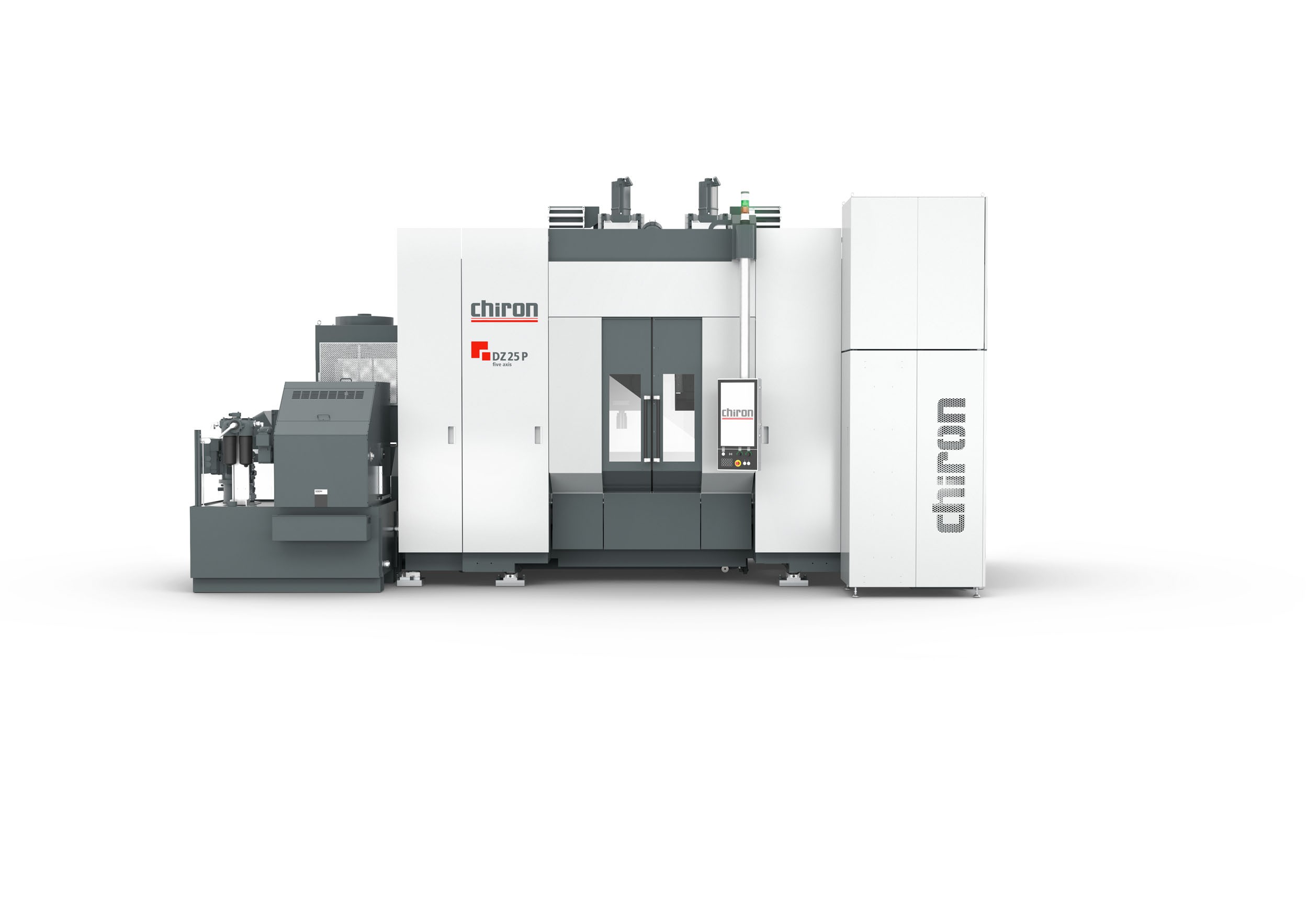 Double-spindle machining on a DZ 25 P – greatly increased productivity in series production of structural components.